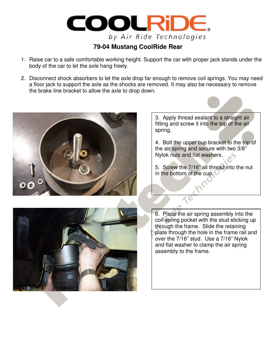 Ridetech 12134099 User Manual | Page 2 / 3