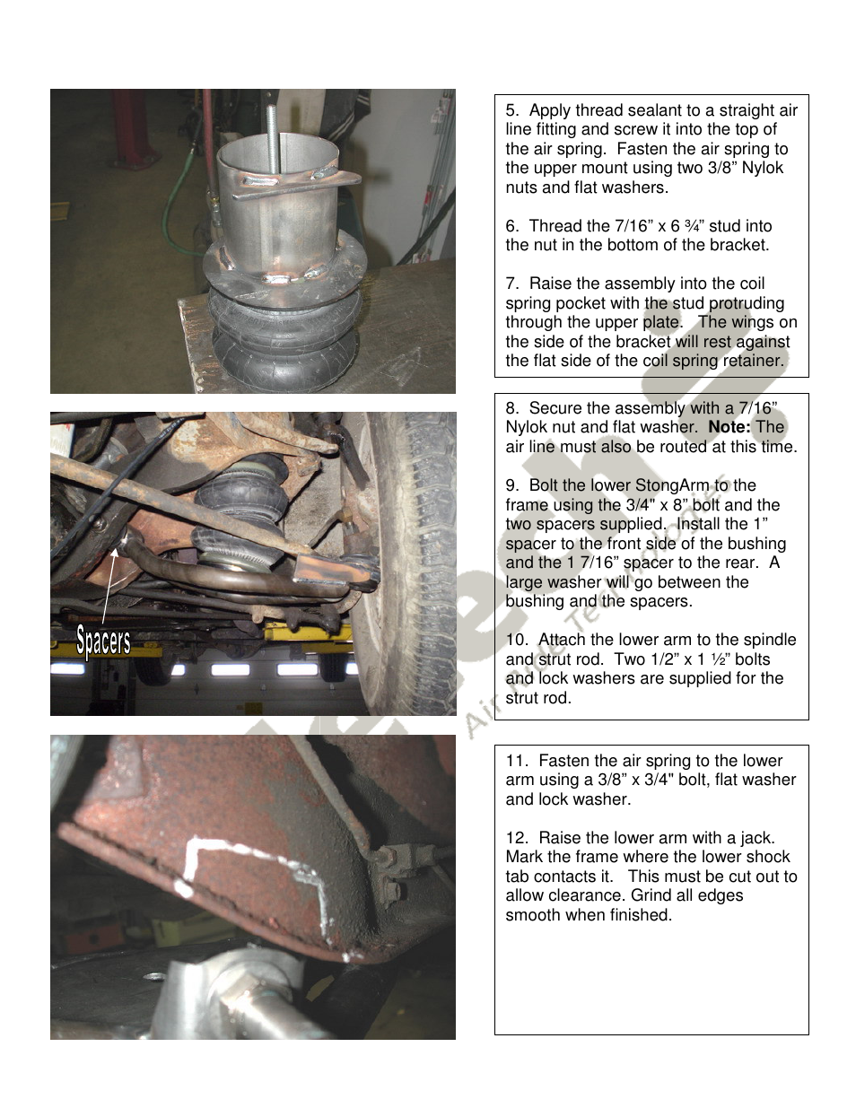Ridetech 12061100 User Manual | Page 3 / 4