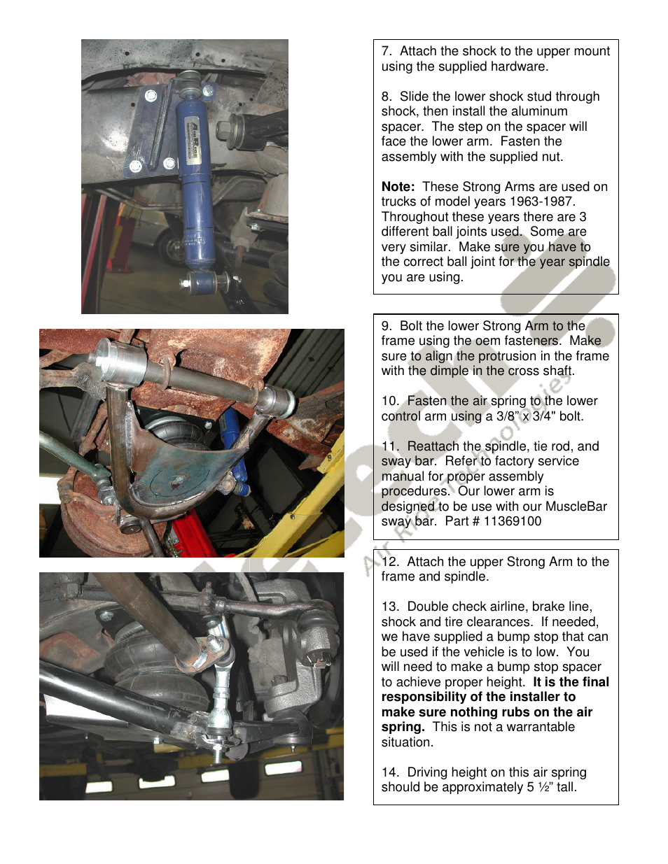 Ridetech 11360999 User Manual | Page 3 / 4