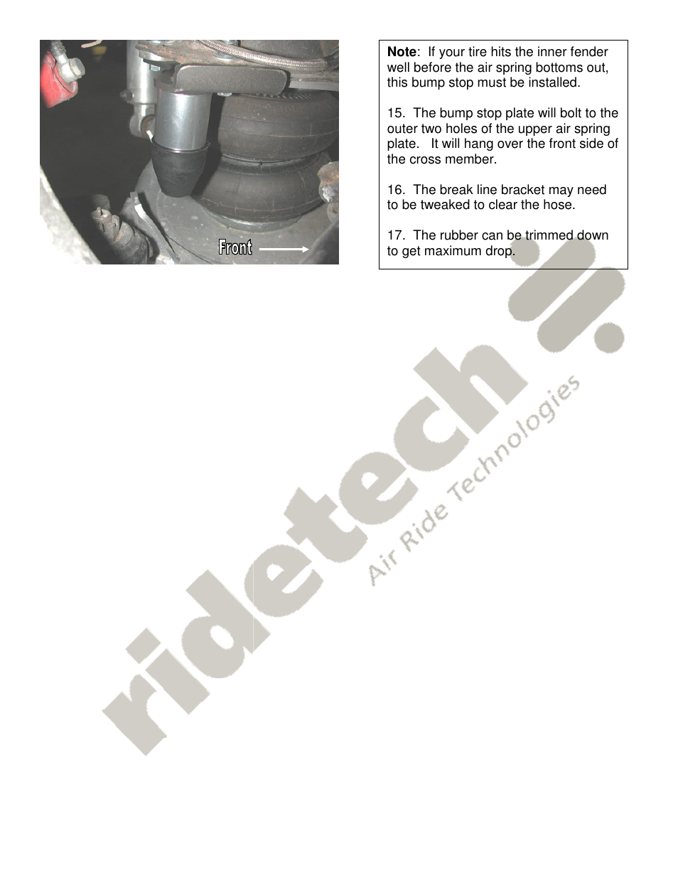 Ridetech 11360999 User Manual | Page 4 / 4