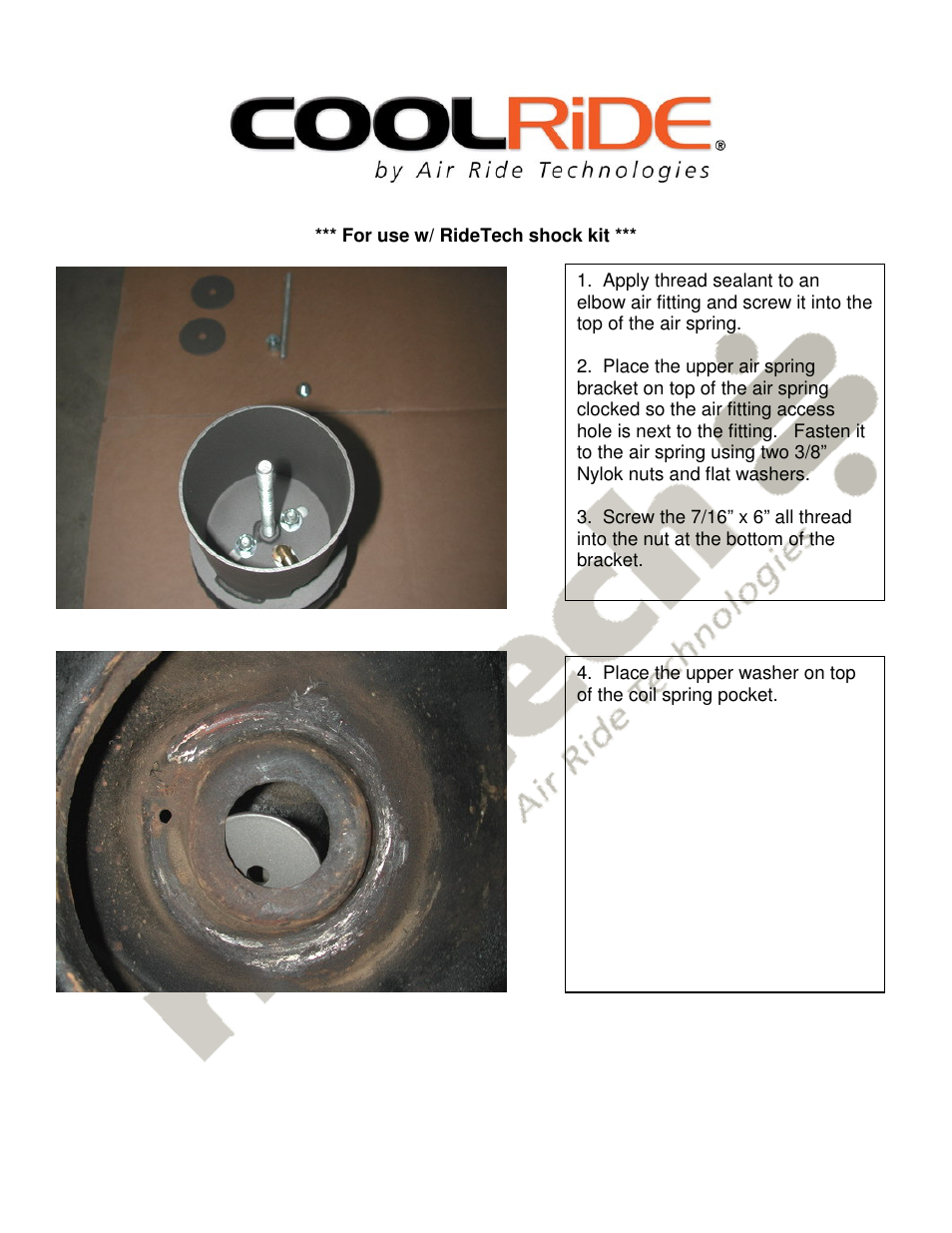 Ridetech 11284699 User Manual | Page 2 / 3