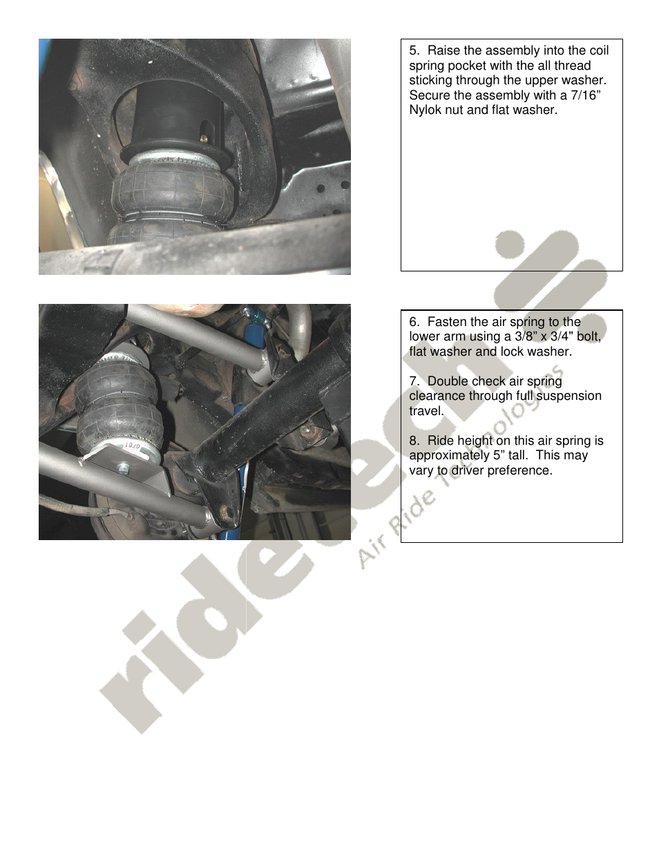 Ridetech 11284699 User Manual | Page 3 / 3