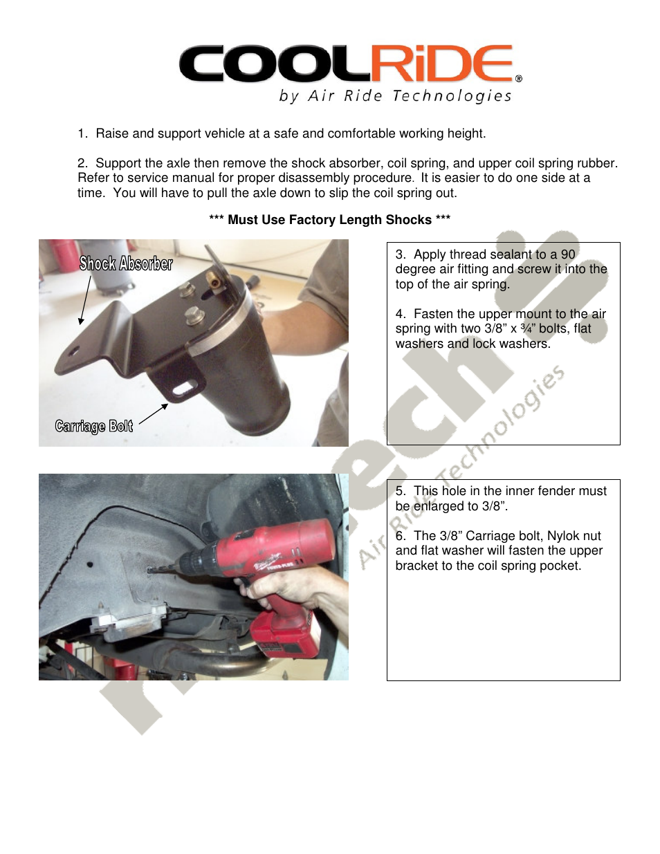 Ridetech 11214099 User Manual | Page 2 / 3