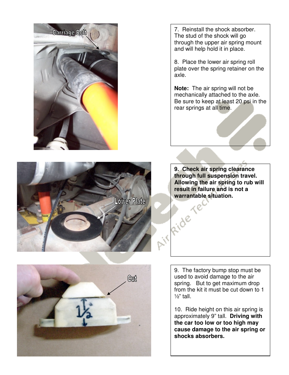 Ridetech 11204099 User Manual | Page 3 / 3