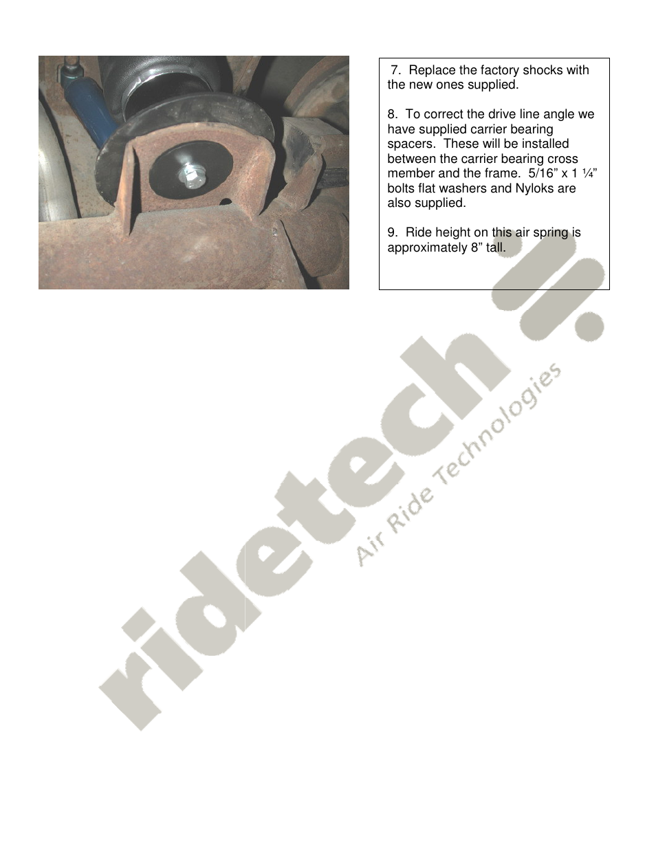 Ridetech 11144099 User Manual | Page 3 / 3