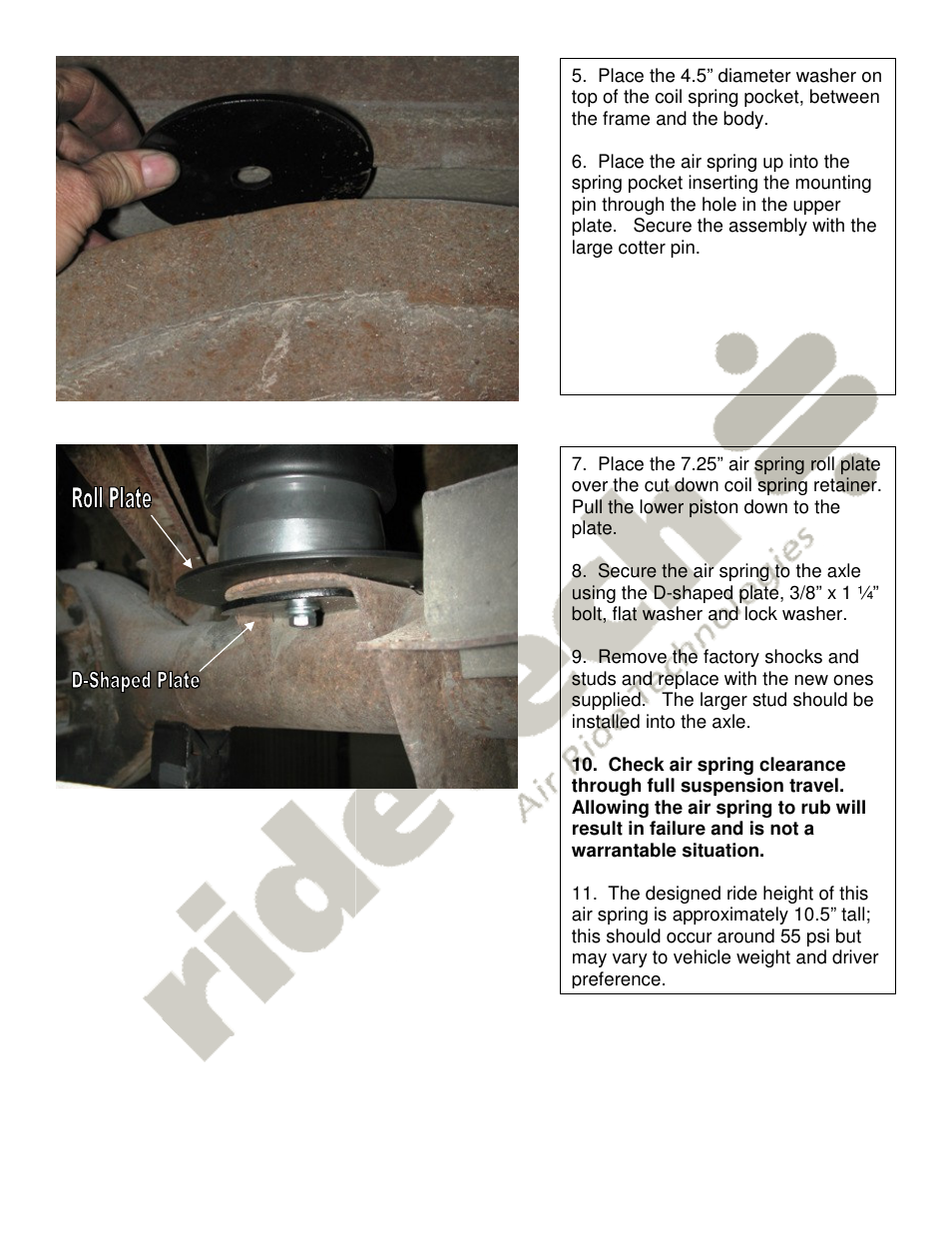 Ridetech 11114099 User Manual | Page 3 / 3