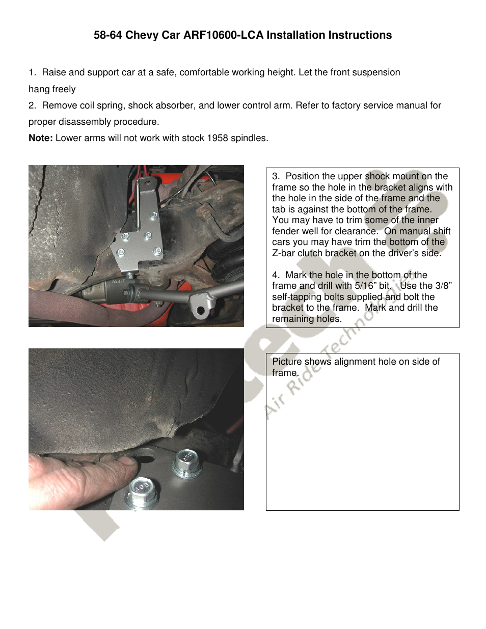 Ridetech 11051100 User Manual | Page 3 / 6