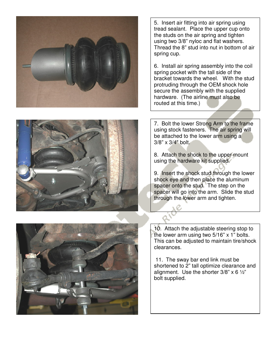 Ridetech 11051100 User Manual | Page 4 / 6