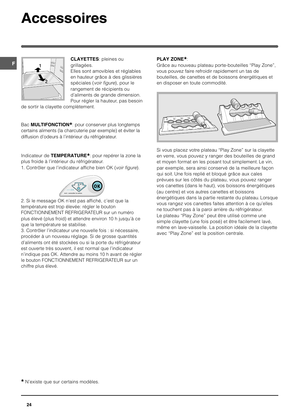 Accessoires | Indesit TAAN 2 X User Manual | Page 24 / 60