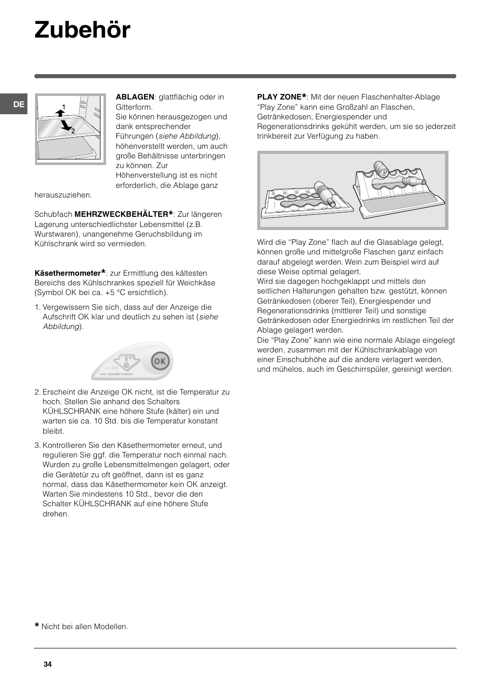 Zubehör | Indesit TAAN 2 X User Manual | Page 34 / 60