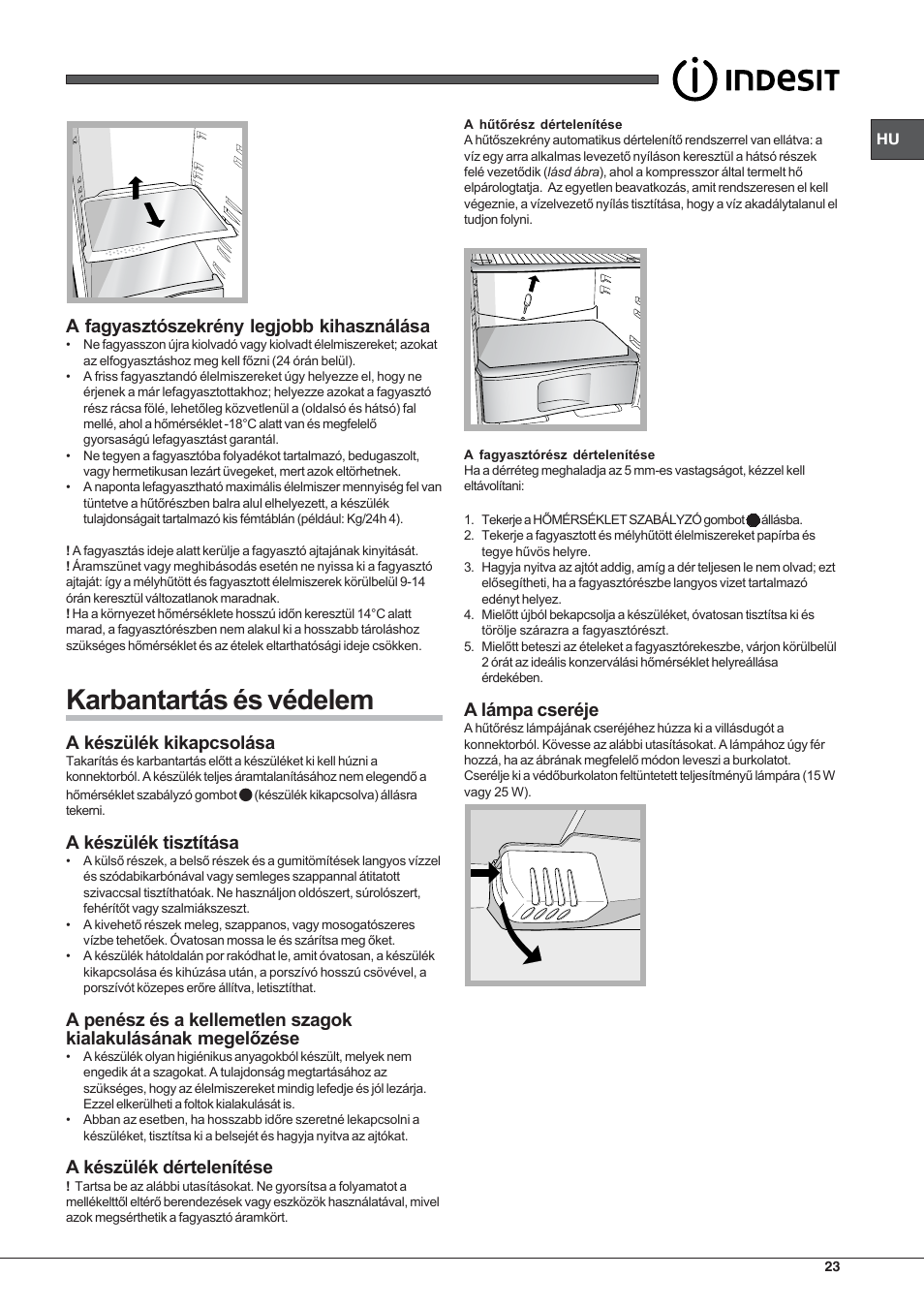 Indesit RAA 24 N User Manual | Page 23 / 52