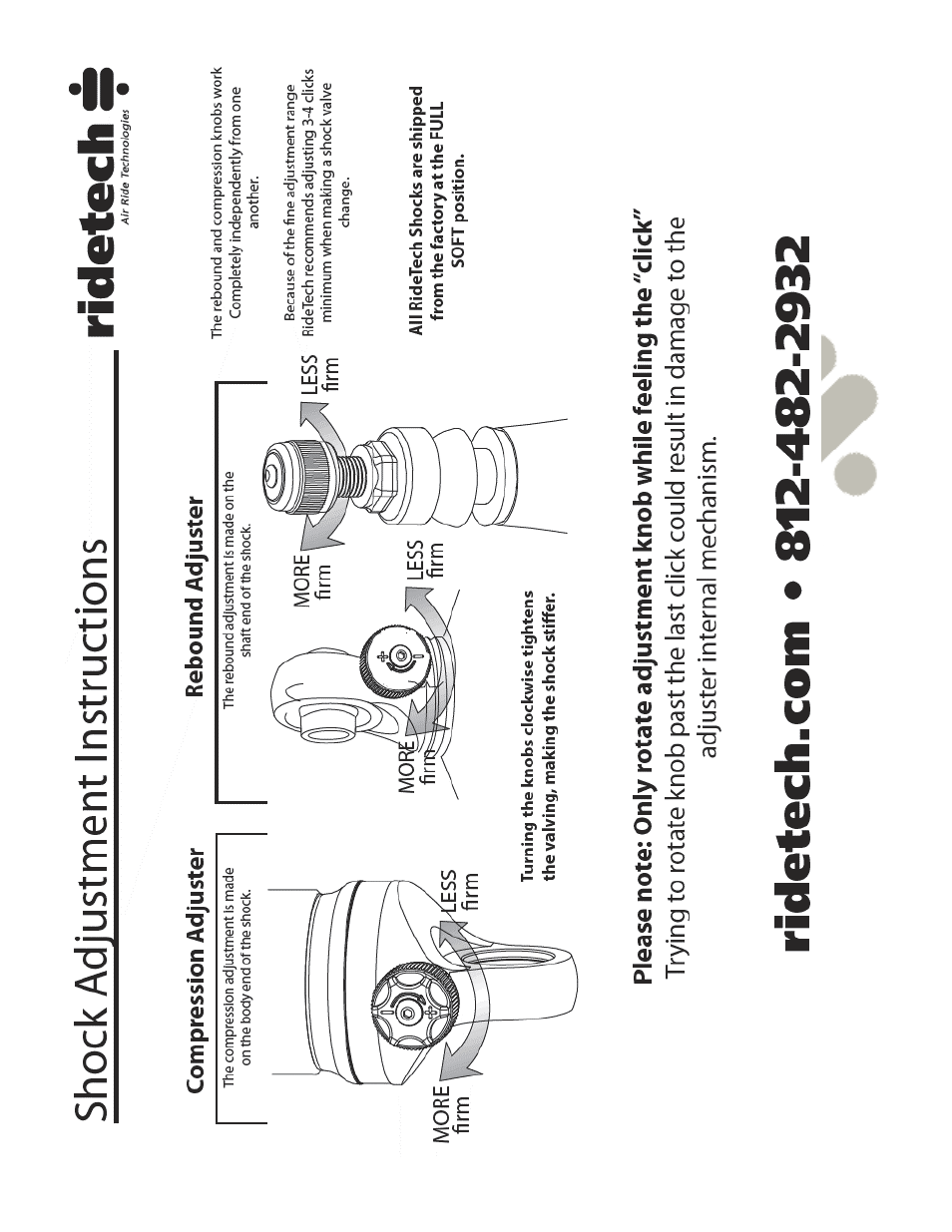 Ridetech 11370502 User Manual | Page 4 / 4