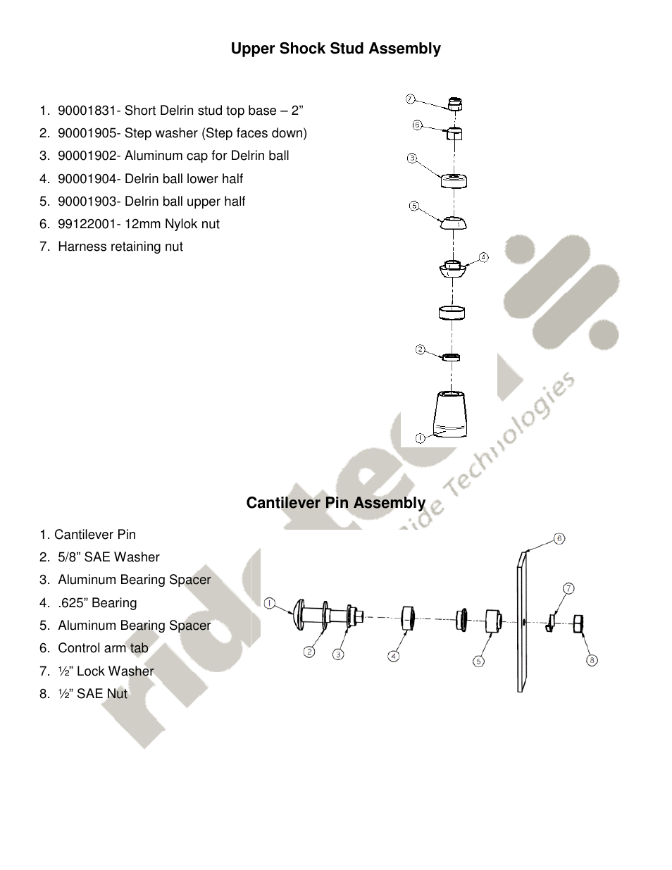 Ridetech 11330607 User Manual | Page 3 / 3