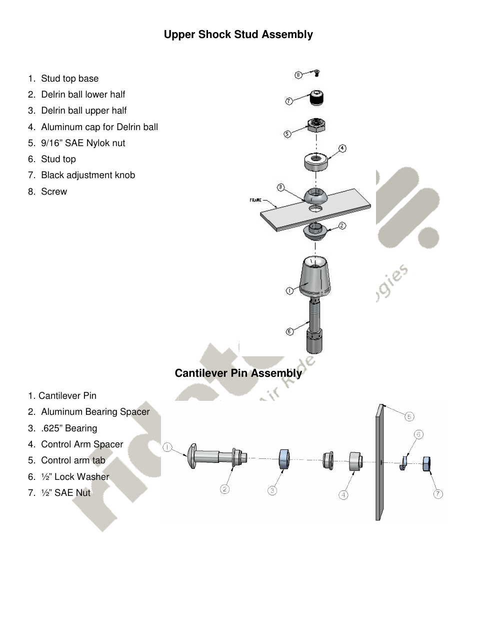 Ridetech 11330601 User Manual | Page 3 / 3
