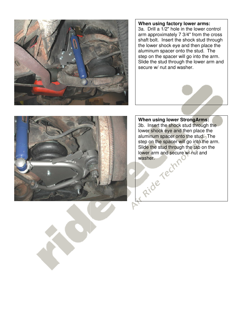 Ridetech 11050500 User Manual | Page 3 / 3