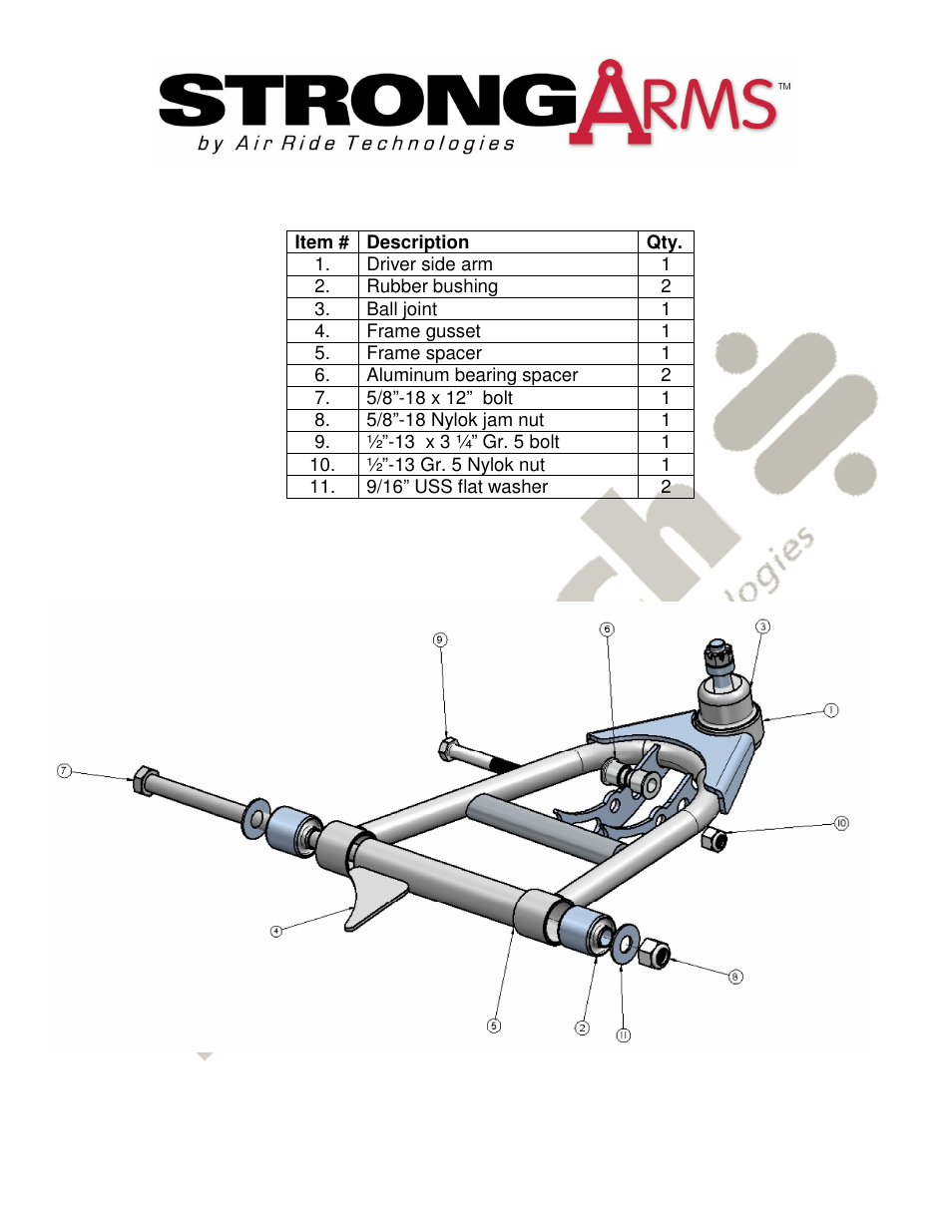 Ridetech 19012899 User Manual | Page 3 / 3