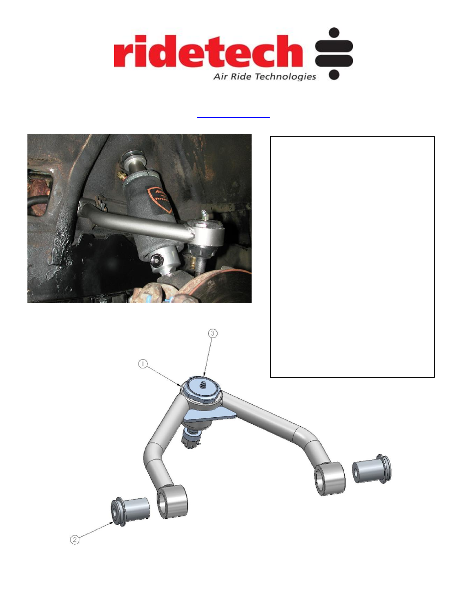 Ridetech 13013699 User Manual | Page 2 / 2