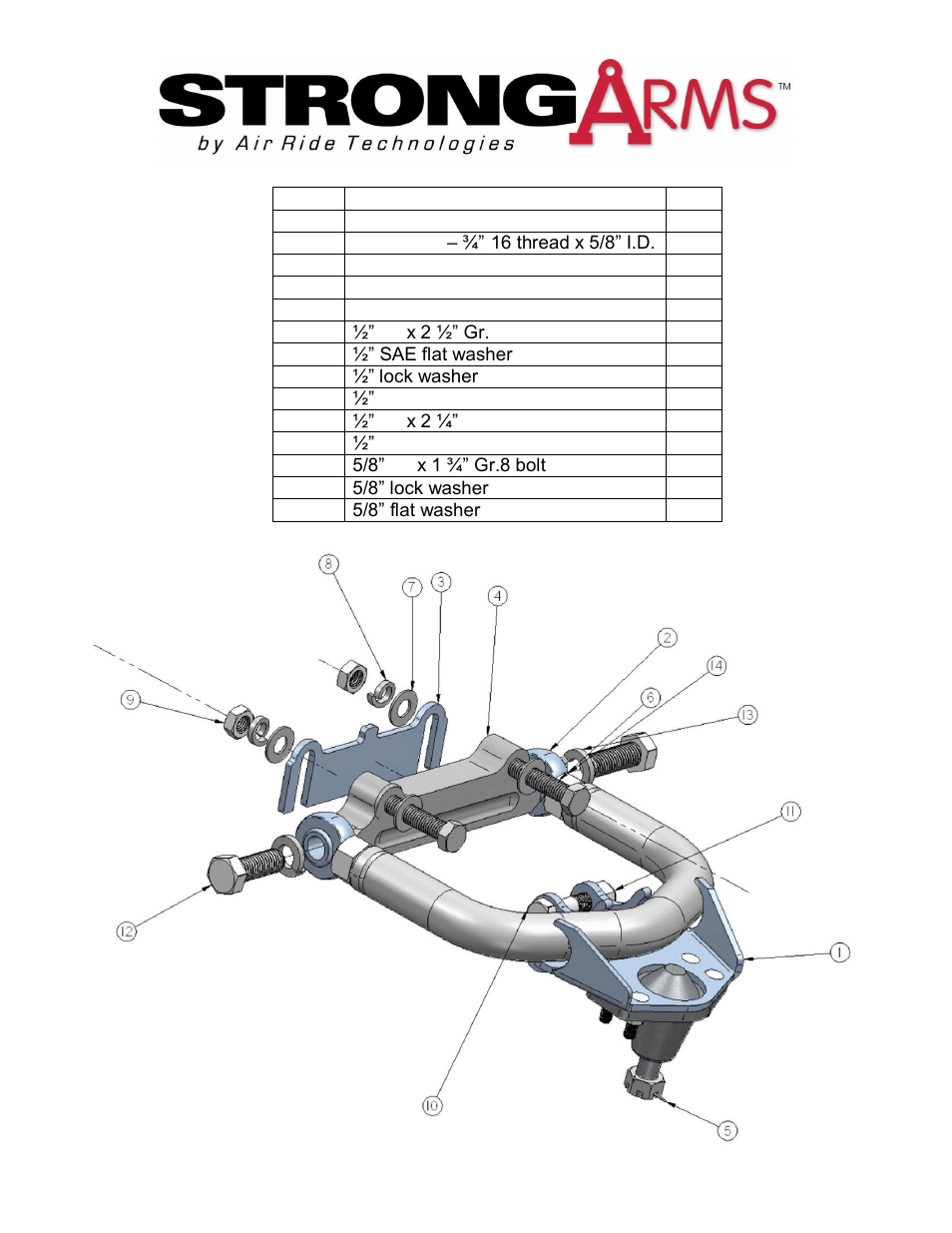 Ridetech 12103699 User Manual | Page 3 / 3