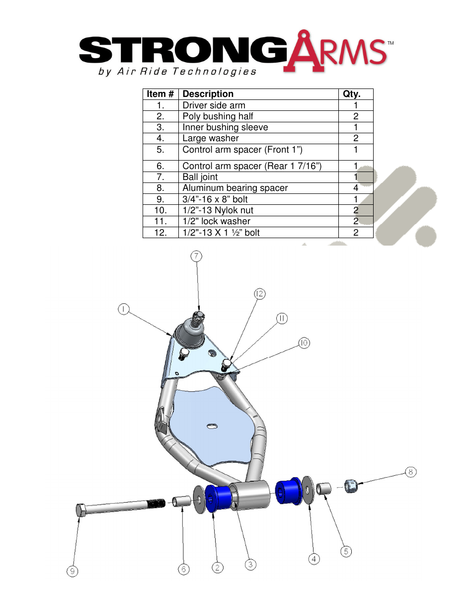 Ridetech 12061499 User Manual | Page 2 / 2