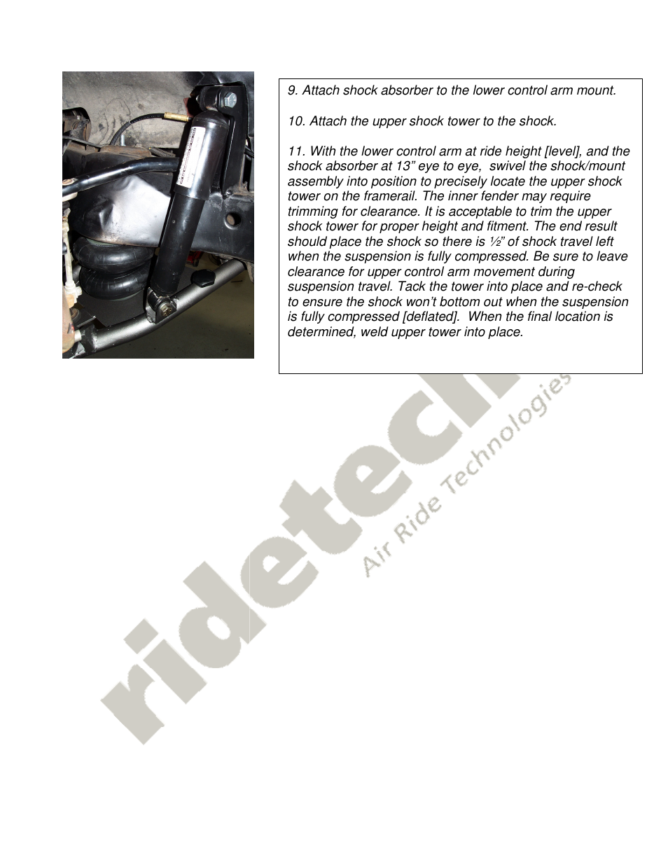 Ridetech 11441499 User Manual | Page 4 / 4