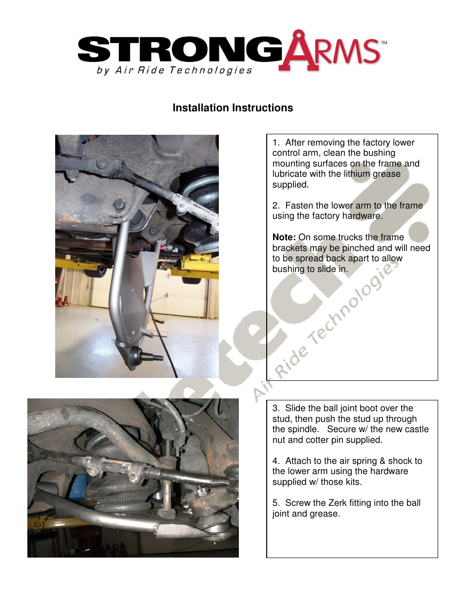 Ridetech 11371499 User Manual | Page 2 / 3