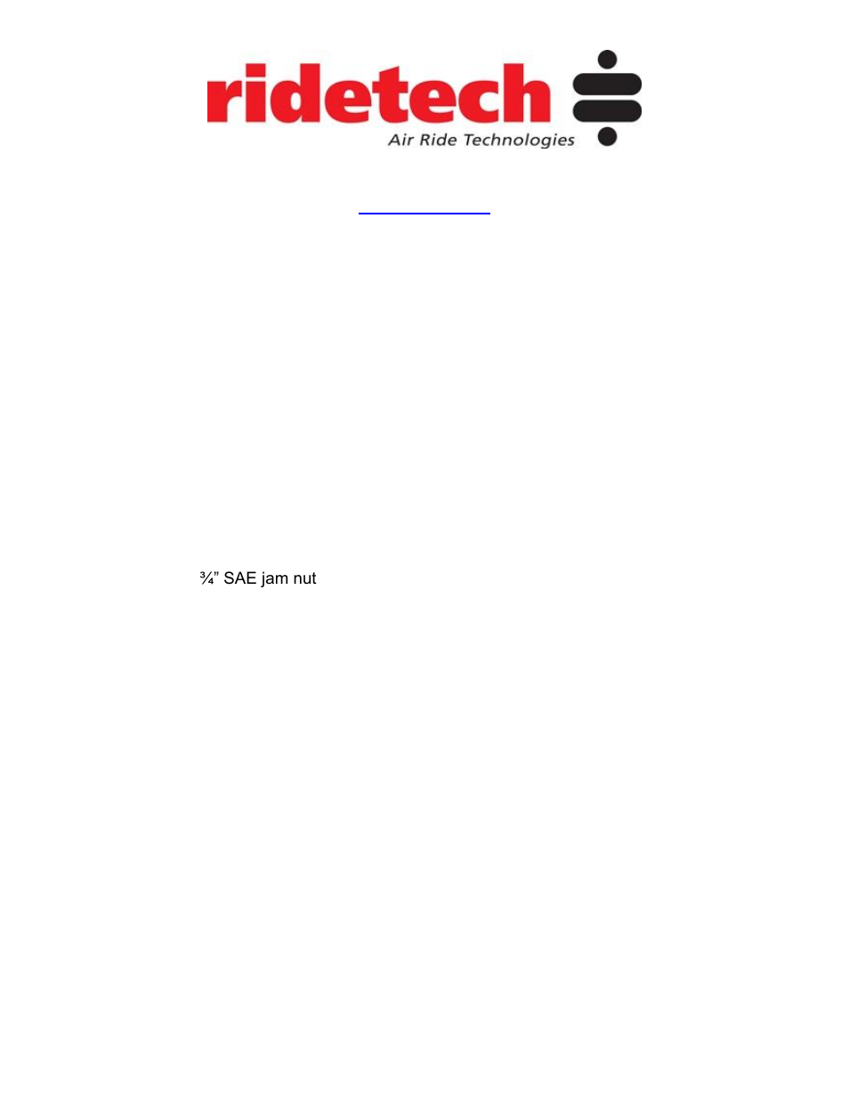 Ridetech 11351499 User Manual | 3 pages