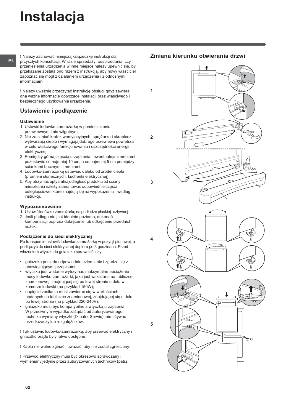 Indesit BAAN 10 User Manual | Page 62 / 72