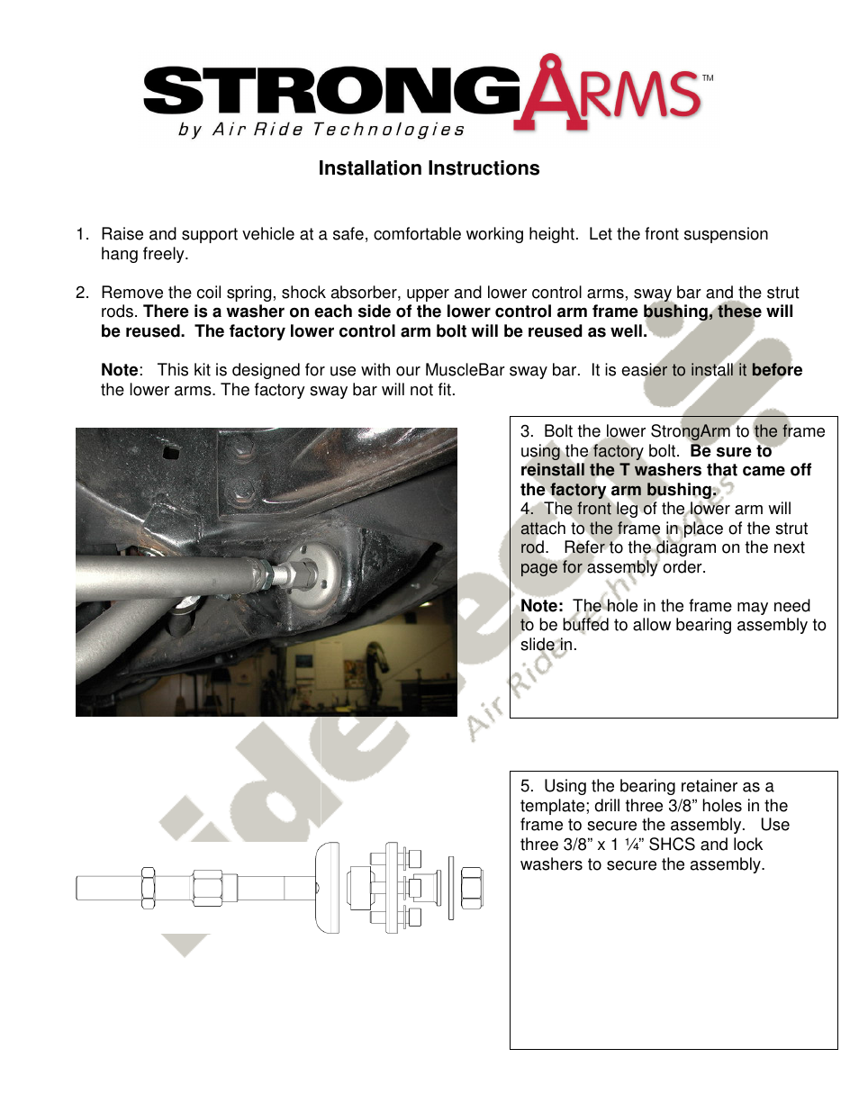 Ridetech 11282899 User Manual | Page 2 / 3