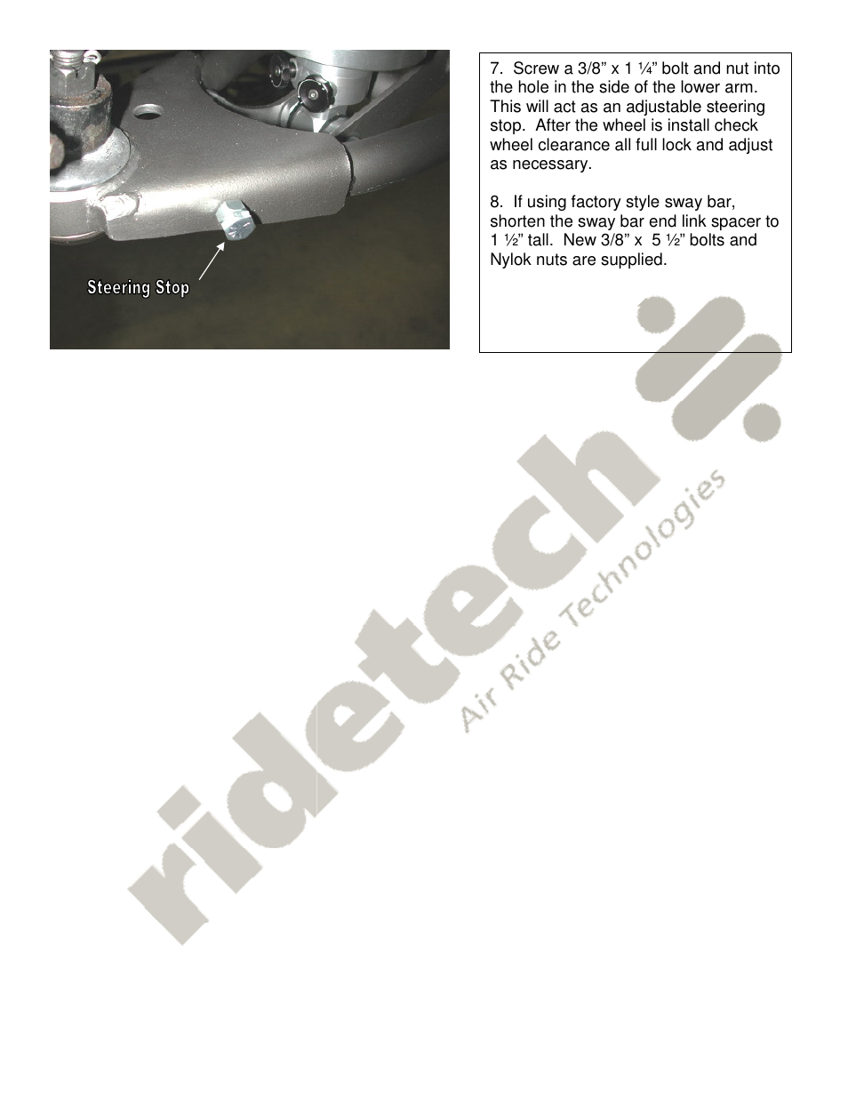 Ridetech 11162899 User Manual | Page 3 / 4