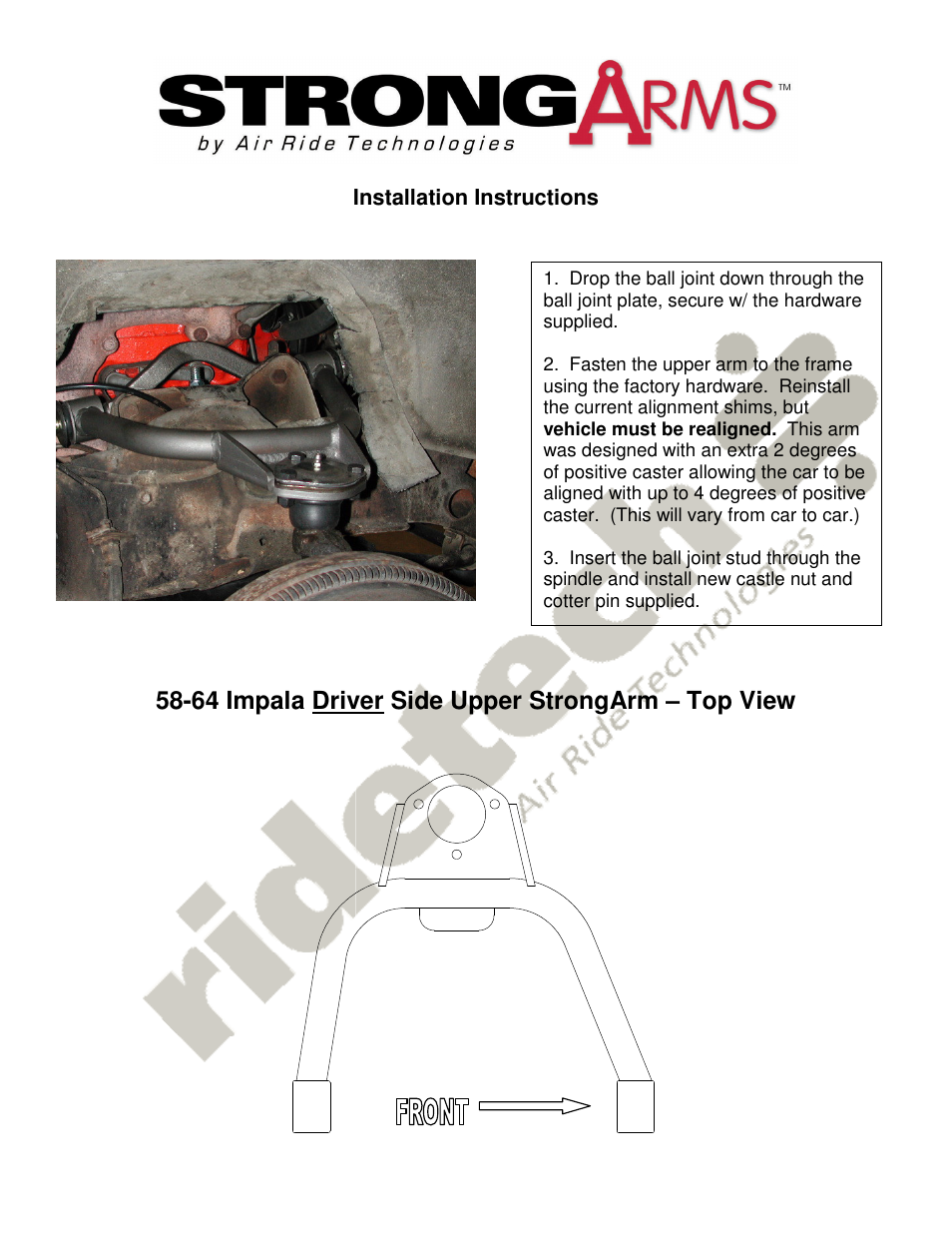 Ridetech 11053699 User Manual | Page 2 / 3