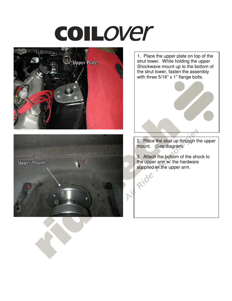 Ridetech 12100109 User Manual | Page 4 / 21