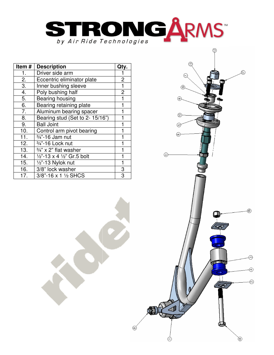 Ridetech 12100109 User Manual | Page 8 / 21