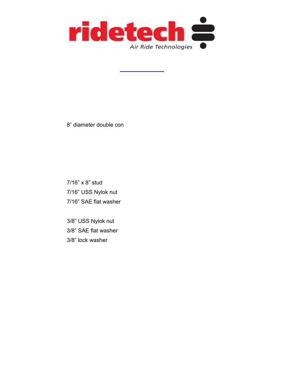 Ridetech 11370199 User Manual | Page 2 / 17