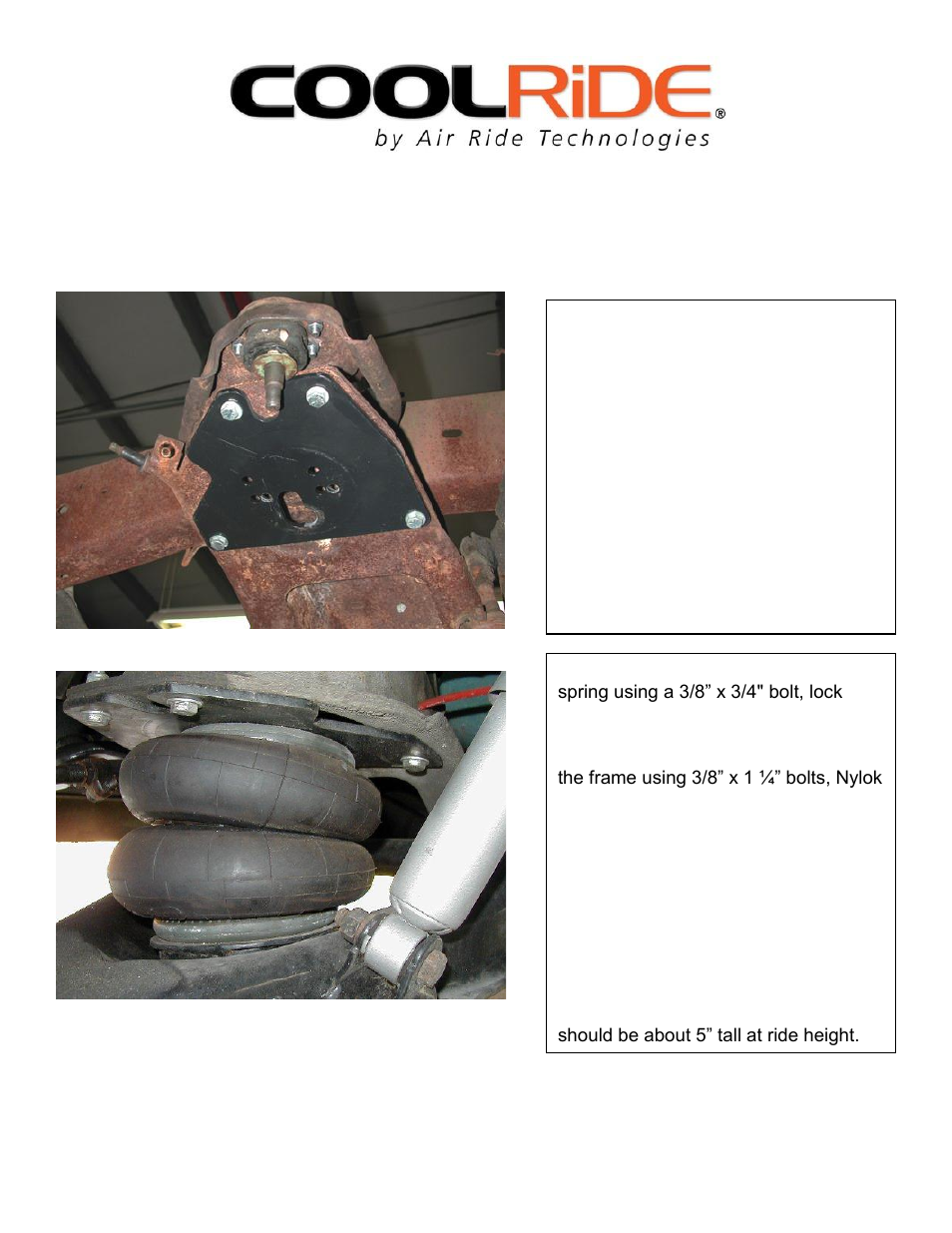 Ridetech 11360199 User Manual | Page 3 / 15