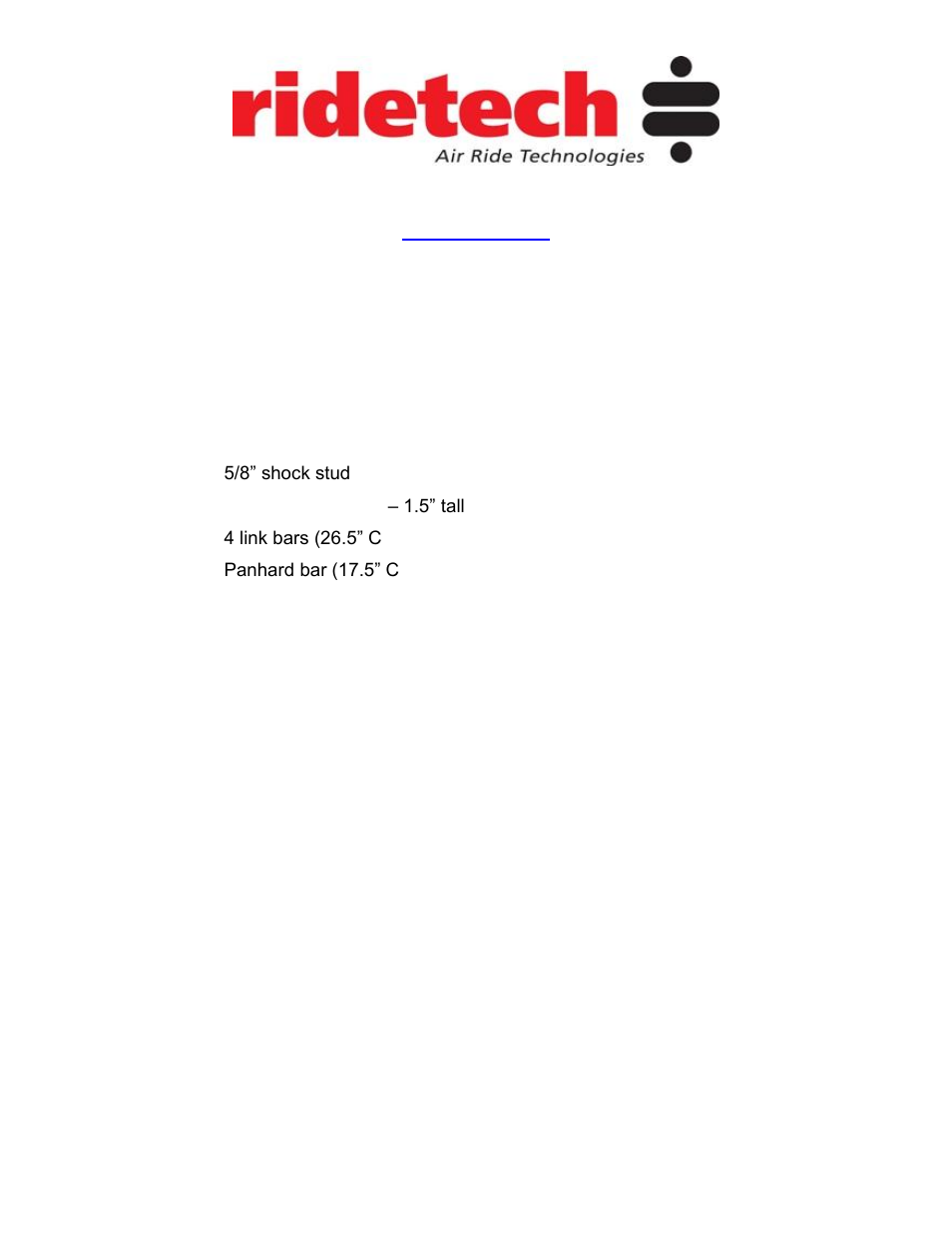 Ridetech 11360199 User Manual | Page 5 / 15