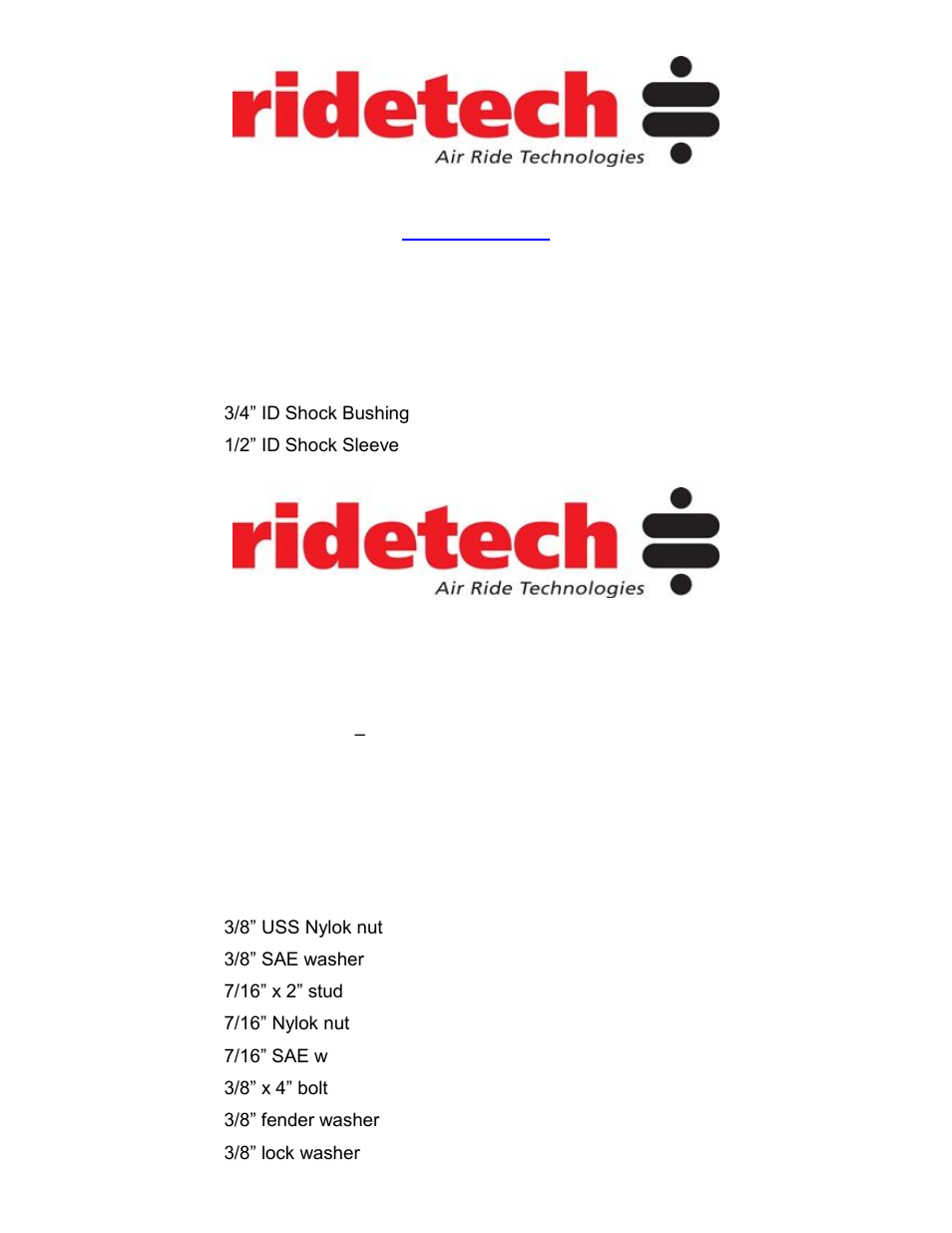 Ridetech 11330199 User Manual | Page 5 / 11