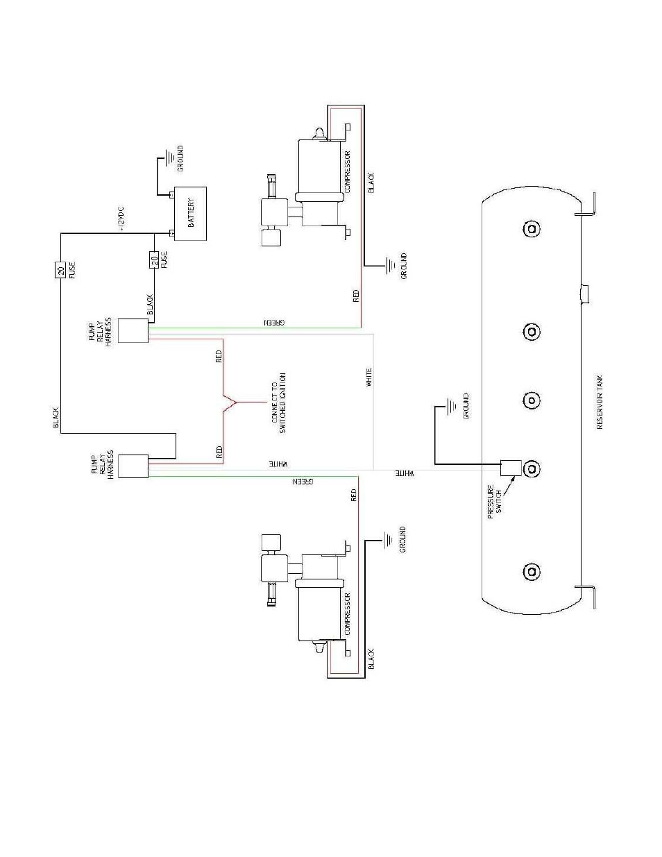 Relay wiring diagram | Ridetech 11280199 User Manual | Page 16 / 16