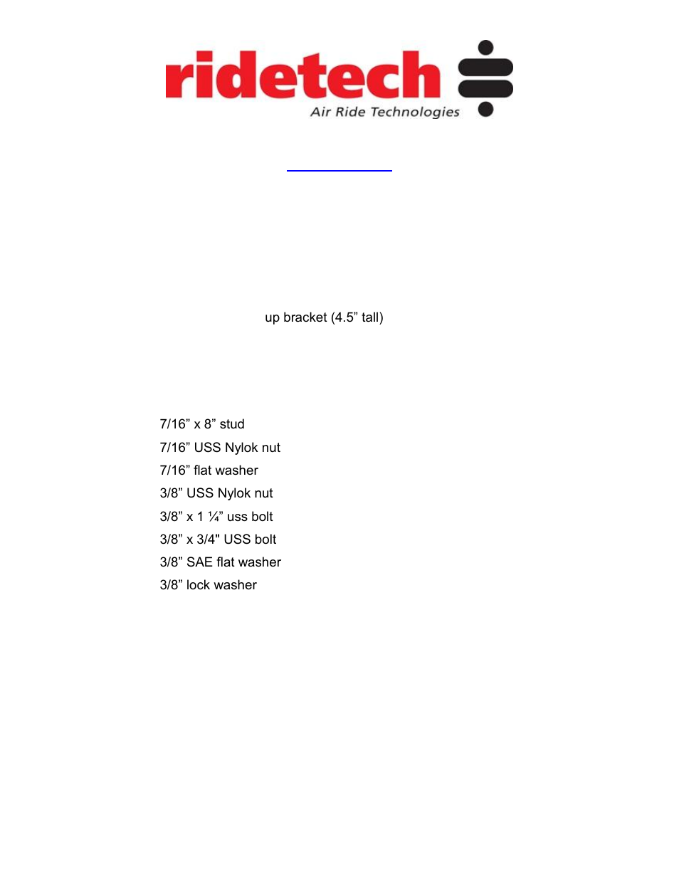 Ridetech 11280199 User Manual | Page 2 / 16