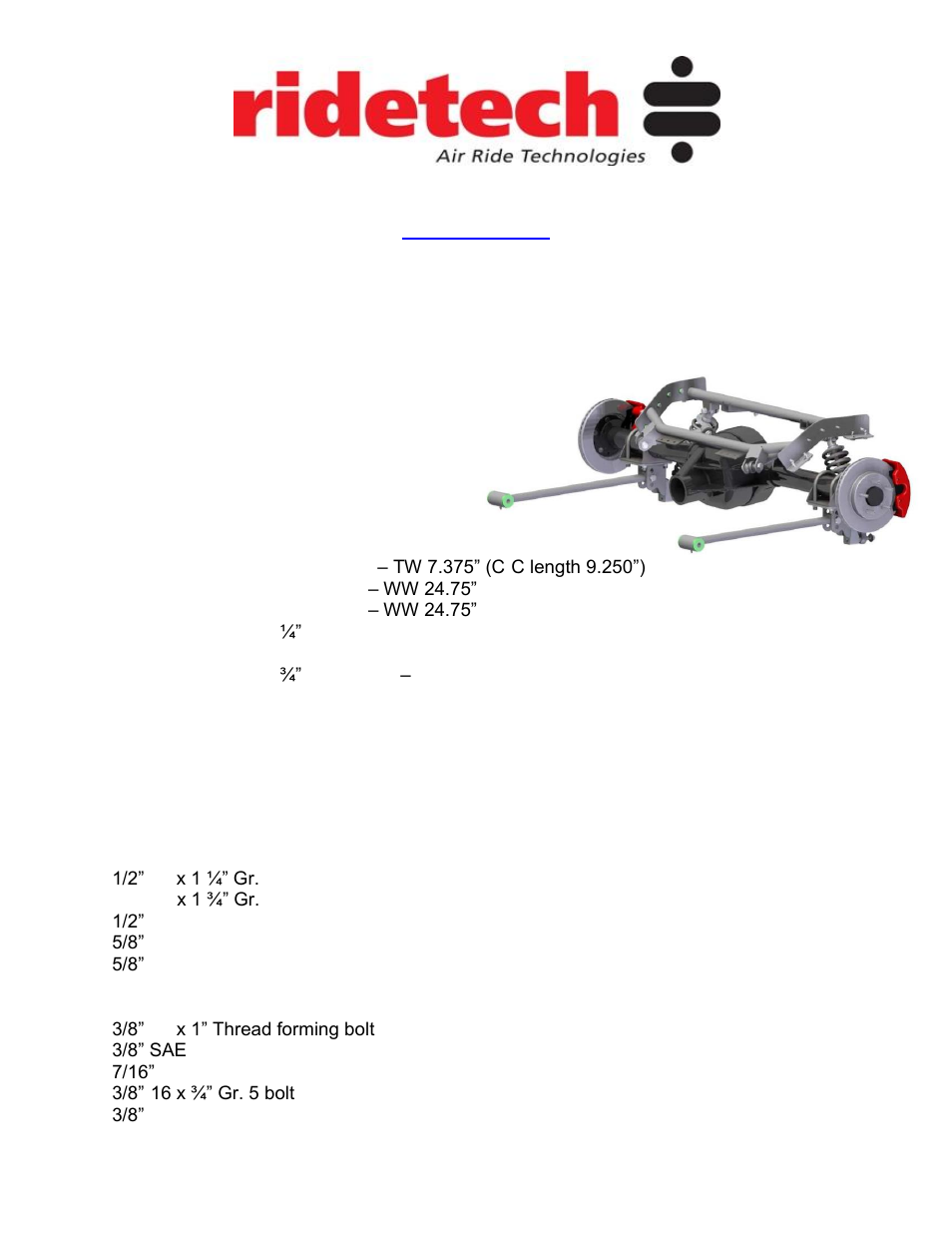 Ridetech 11260109 User Manual | Page 18 / 25