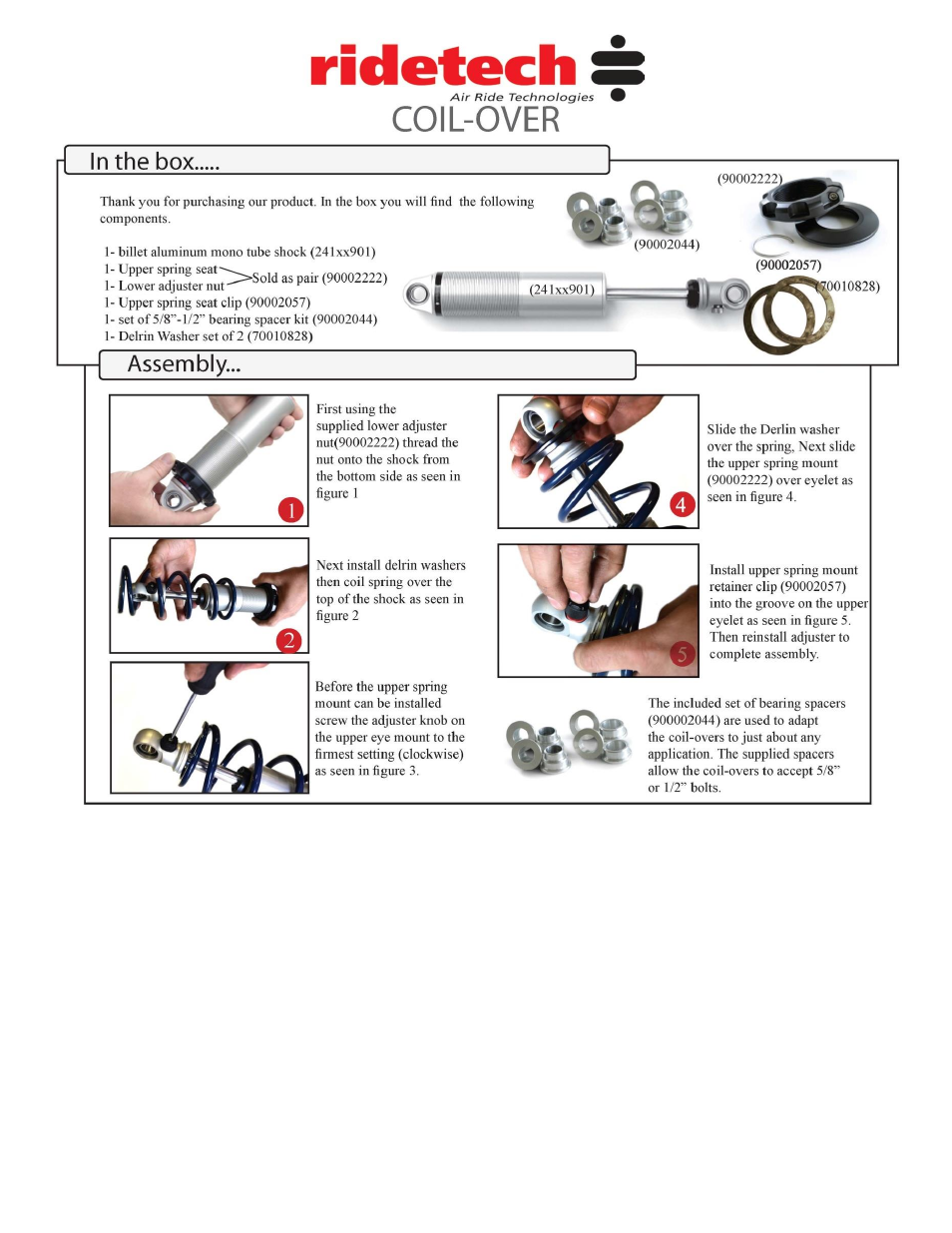 Ridetech 11260109 User Manual | Page 25 / 25