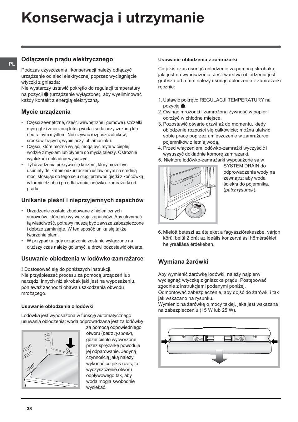 Indesit BAAAN 12 User Manual | Page 38 / 72