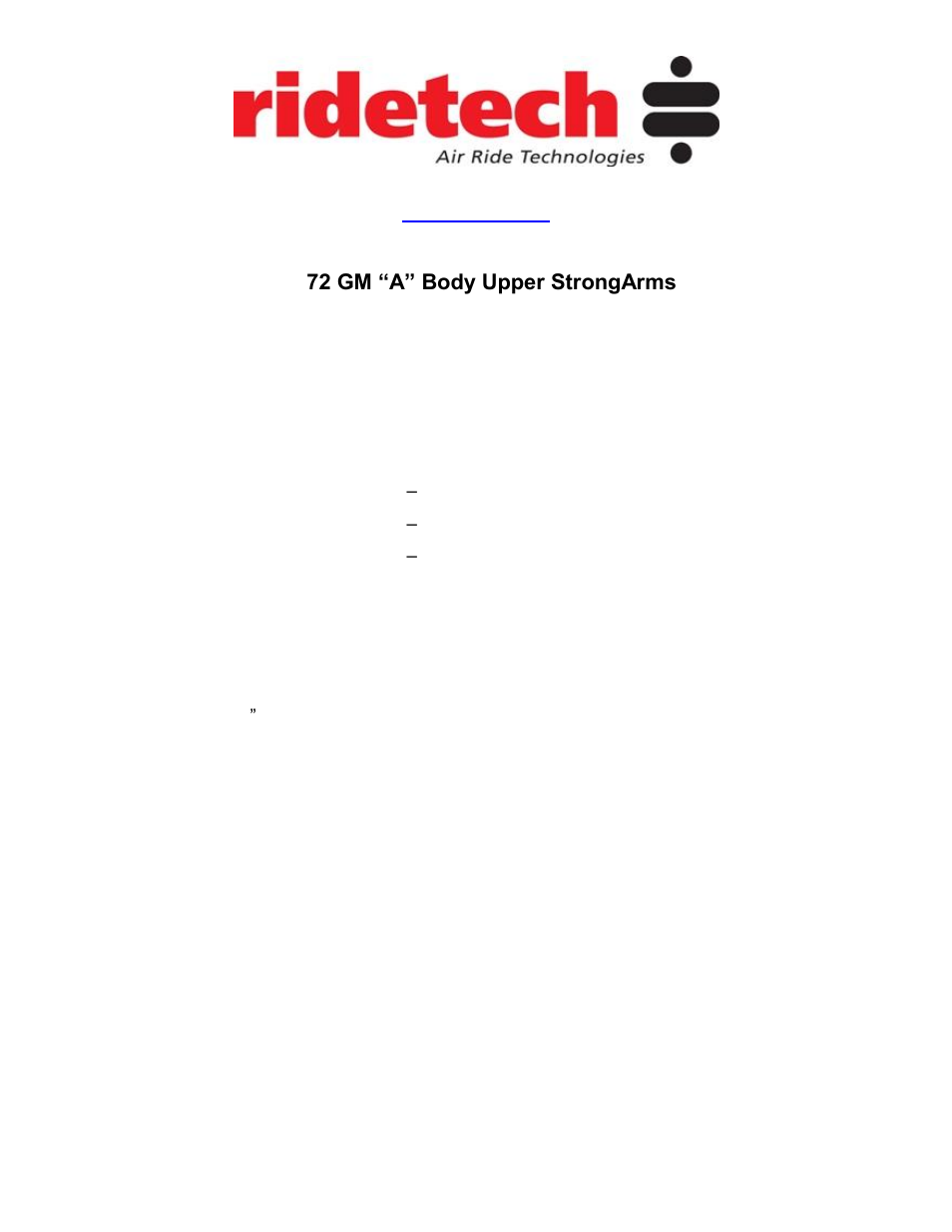 Ridetech 11230109 User Manual | Page 8 / 23