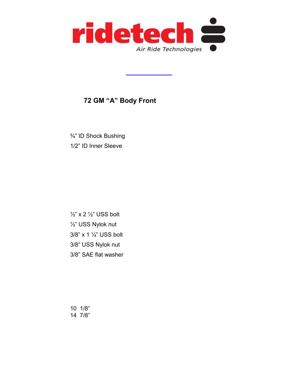 Ridetech 11220199 User Manual | Page 5 / 16