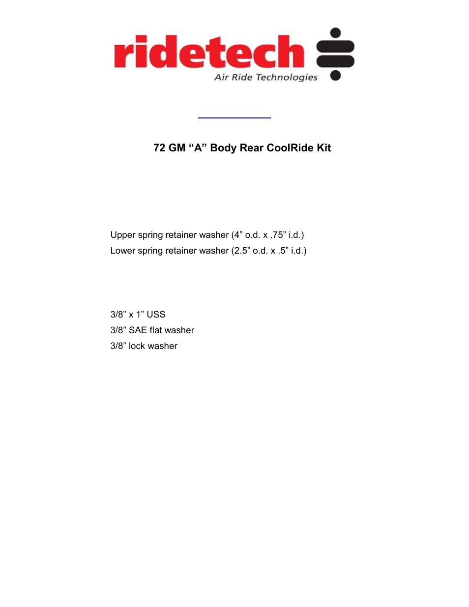 Ridetech 11220199 User Manual | Page 7 / 16