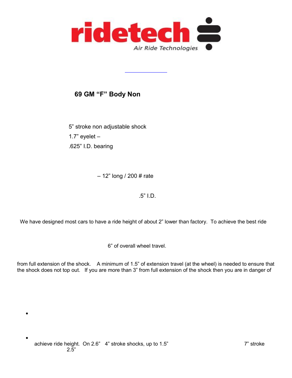 Ridetech 11160109 User Manual | Page 24 / 25