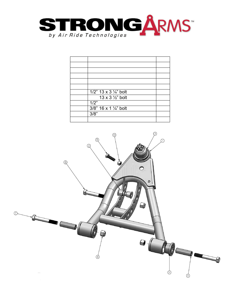 Ridetech 11160109 User Manual | Page 8 / 25