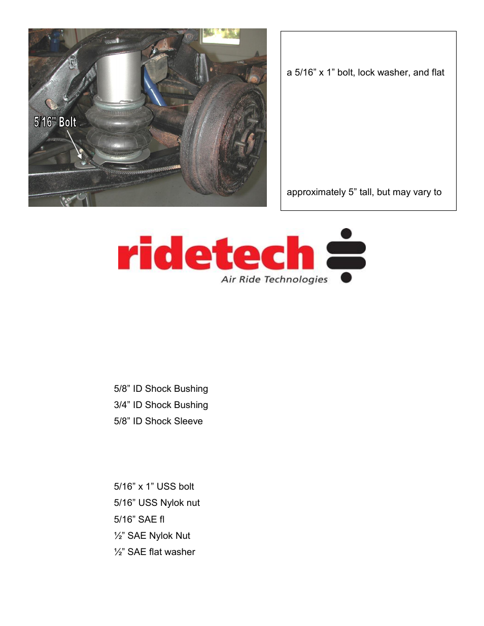 Ridetech 11050199 User Manual | Page 11 / 17