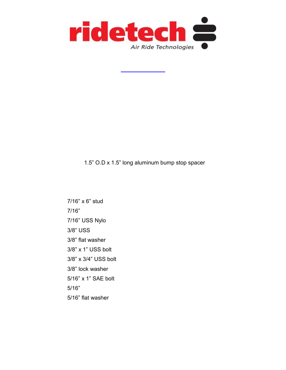 Ridetech 11050199 User Manual | Page 8 / 17