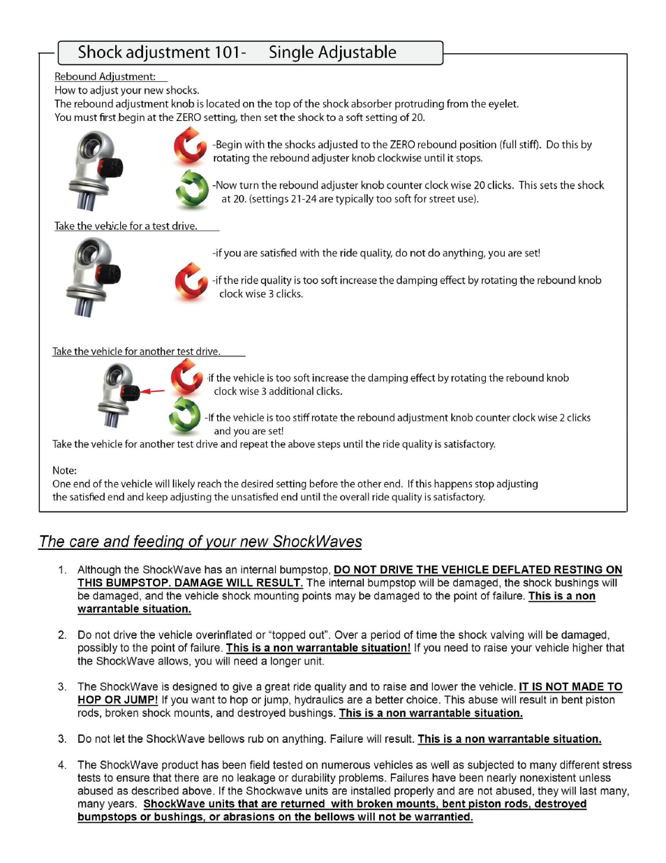 Ridetech 11020199 User Manual | Page 5 / 19