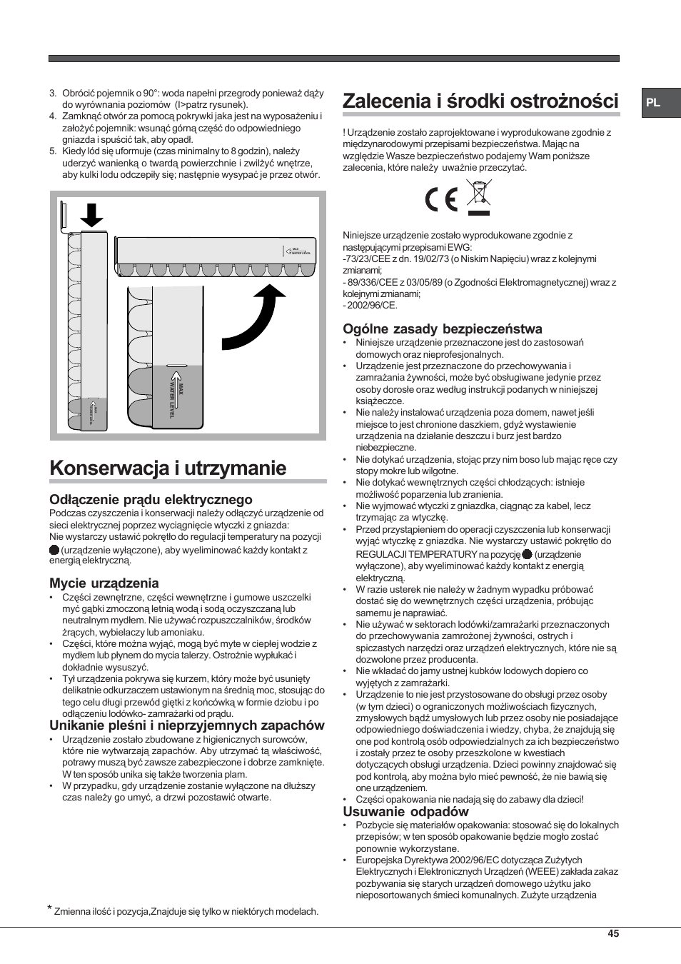 Indesit UIAA 12 F User Manual | Page 45 / 48